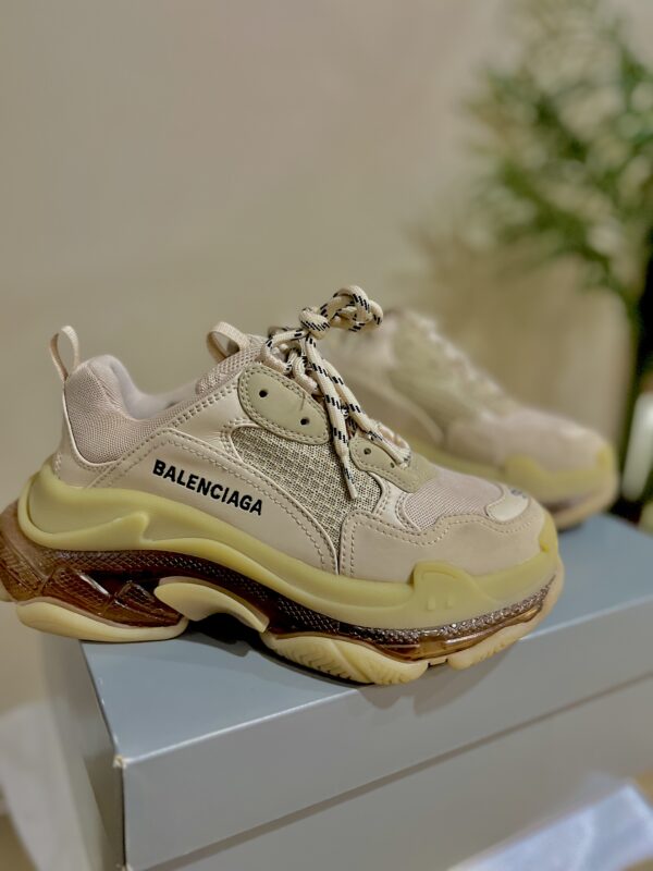 Sneaker Balenciaga Triple S clear sole femme