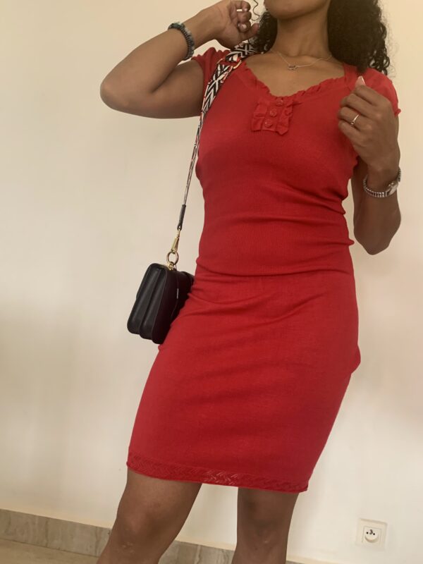Robe de ville MORGAN rouge (S/M) l