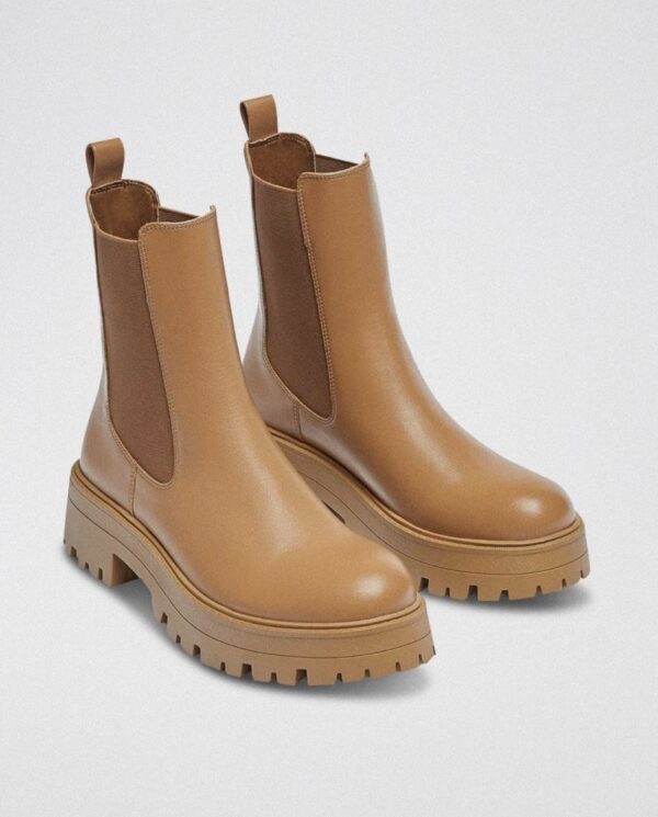 Bottines chelsea Camel Pull & Bear